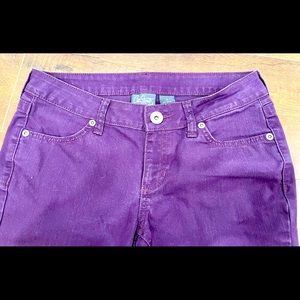 City Street Purple Jeans - New w/o tags